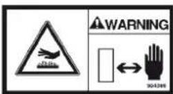ALTRAD BELLE SF 460 - Safety Decals, Location/Description - 3