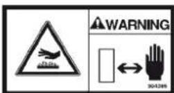 ALTRAD BELLE SF 460 - Safety Decals, Location/Description - 3
