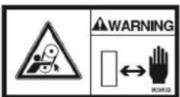 ALTRAD BELLE SF 460 - Safety Decals, Location/Description - 4