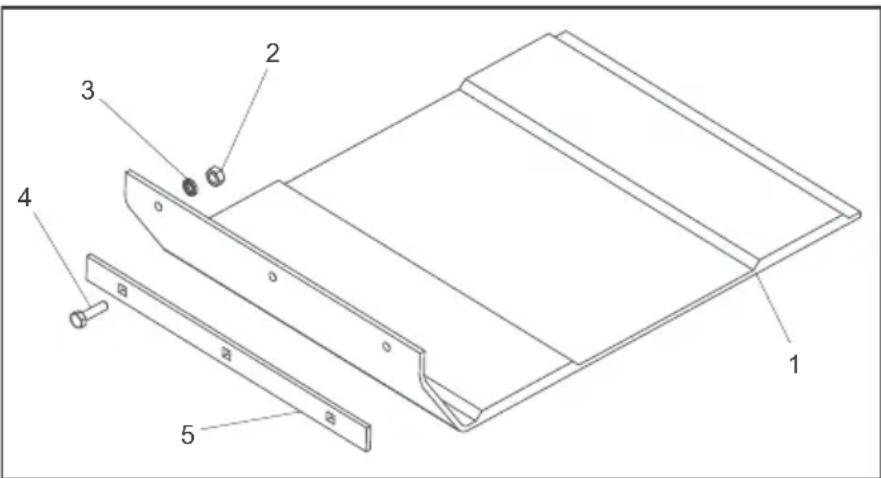 ALTRAD BELLE PCX 500 - De kunststof onderplaat - 1