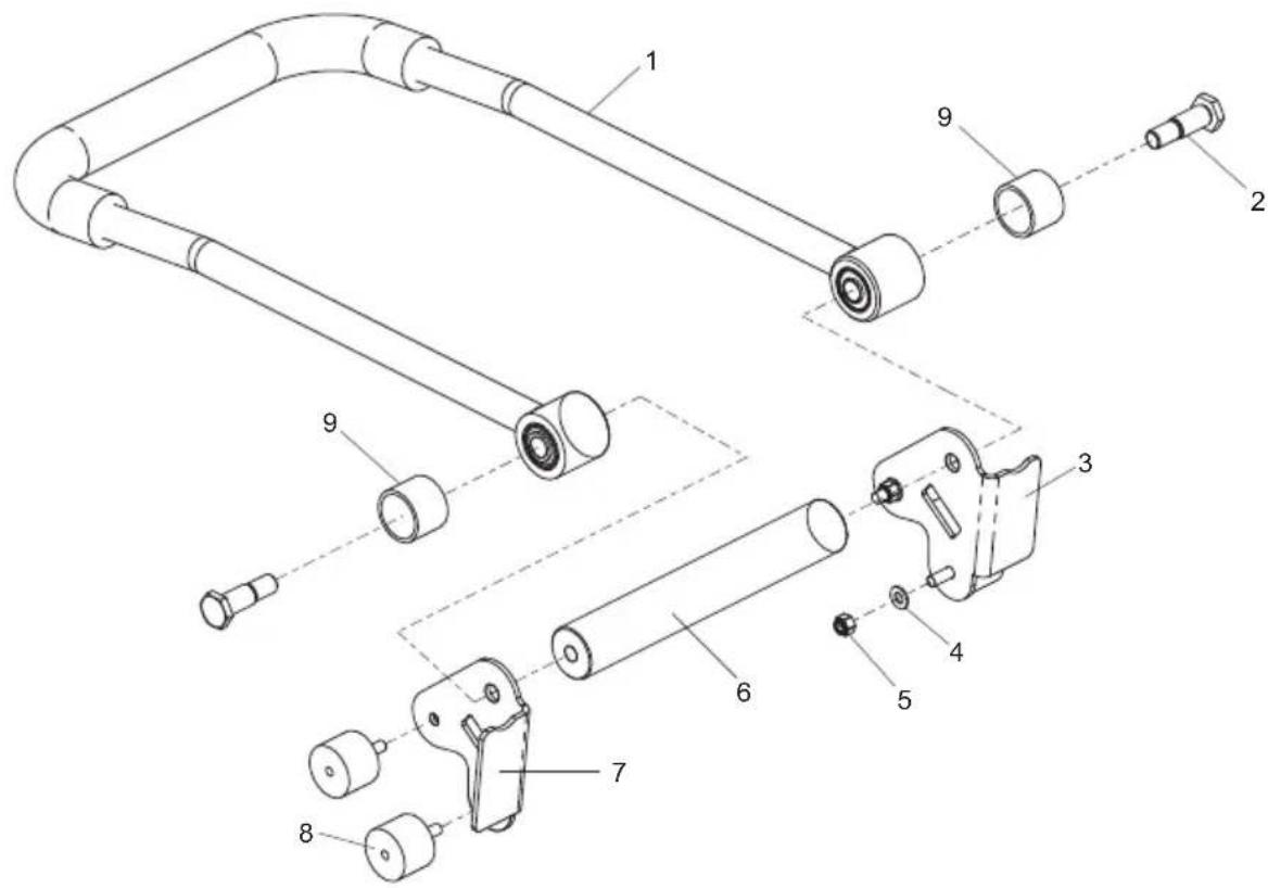 ALTRAD BELLE PCX 500 - Verwijder de plug en de afdichtring, Rüttlerteil, Vibratorenhed, Gruppo Vibratore 3-01 - 1
