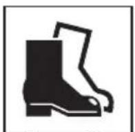 ALTRAD BELLE PCX 500 - A - Sicherheitsaufkleber (Teil No 19.0.373) - 2