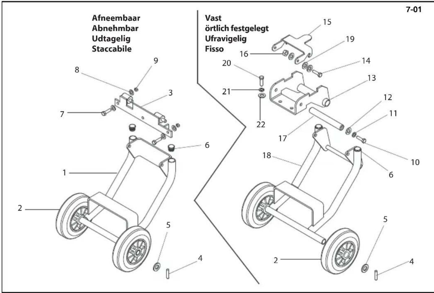 ALTRAD BELLE PCX 450 - Motor en Aandrijfset (Hatz), Motor und antriebsbausatz (Hatz), Motor og Gearkit (Hatz), Motore e Kit trasmissione (Hatz) - 4