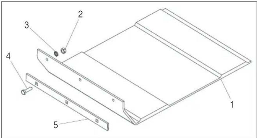 ALTRAD BELLE PCX 450 - De kunststof onderplaat - 1