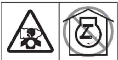 ALTRAD BELLE PCX 450 - F - Engine Warning Decal - 2