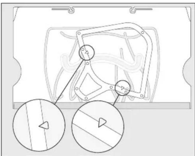 MIELE KFT 7000 - Plaukta ar grozāmo grīdu ("Flexi-Tray") salikšana - 2