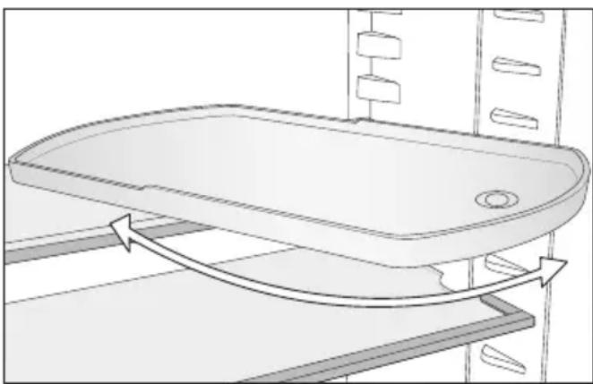 MIELE KFT 7000 - Αλλαγή θέσης ραφιού συντή- ρησης με περιστρεφόμενη βάση (FlexiTray) - 1