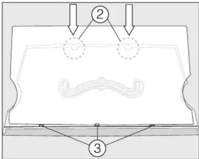 MIELE KFT 7000 - Lentynėlės su pasukamuoju pagrindu ("FlexiTray") surinkimas - 1