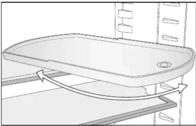 MIELE KFT 7000 - Hylde med drejelig bund (FlexiTray) samles - 1