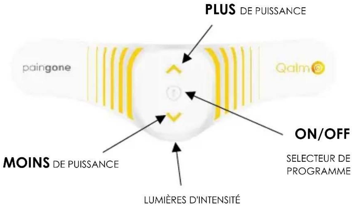 PAINGONE Qalm - COMMANDES ET AFFICHAGE - 1