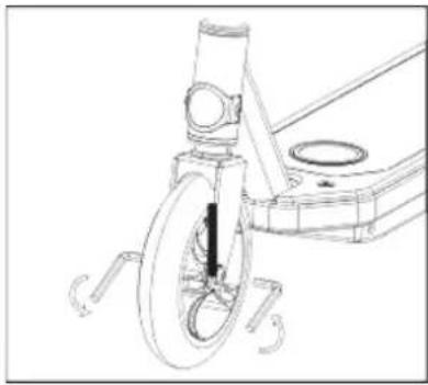URBAN GLIDE RIDE 55 - SOSTITUZIONE DELLA RUOTA ANTERIORE - 3