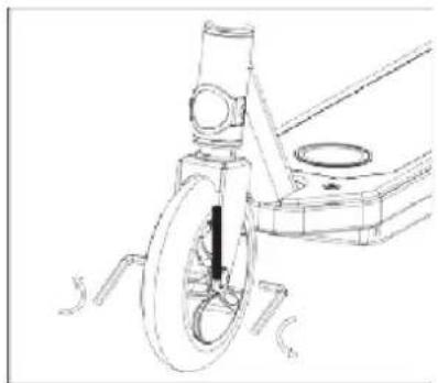 URBAN GLIDE RIDE 55 - REEMPLACEMENT DE LA ROUE AVANT - 1