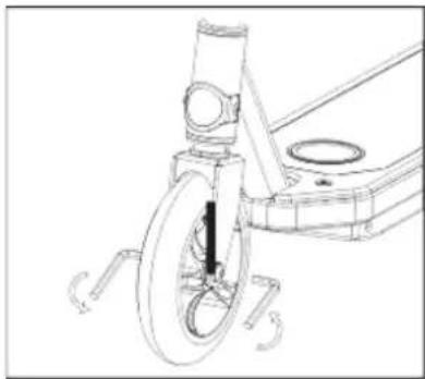 URBAN GLIDE RIDE 55 - REPLACING THE FRONT WHEEL - 3