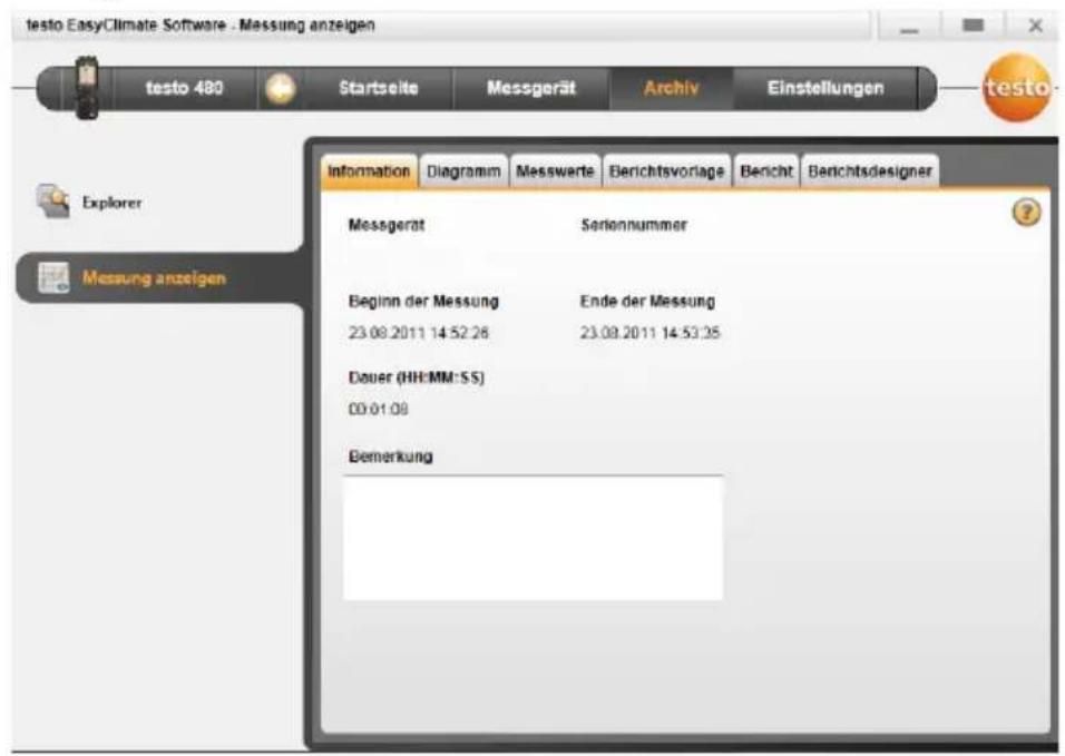 Testo 835-T2 - Affichage des mesures - 1