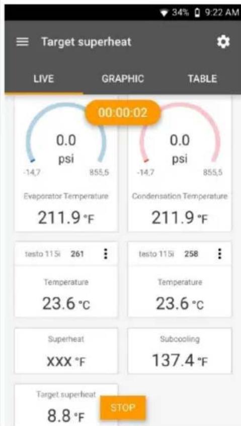Testo 400 - Surchauffe cible - 5