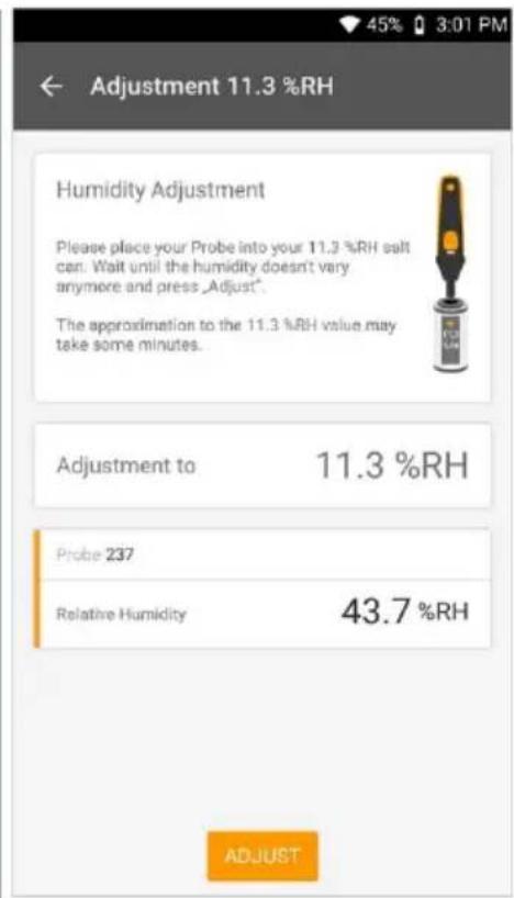 Testo 400 - Ajustage humidité - 3