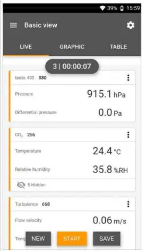 Testo 400 - Mesure chronologique - 4