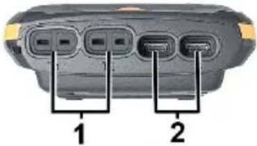 Testo 400 - Raccords pour sondes - 1