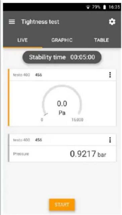 Testo 400 - Test d'étanchéité (Tightness Test) - 3