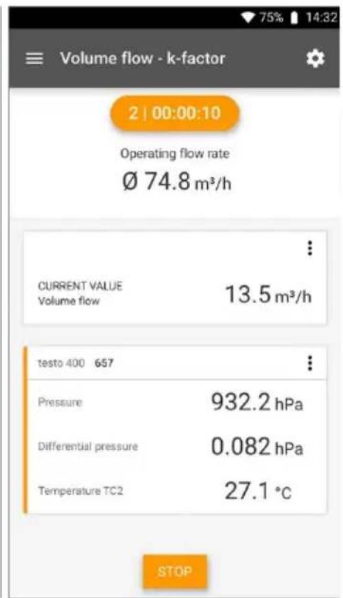 Testo 400 - Débit volumétrique facteur k - 2