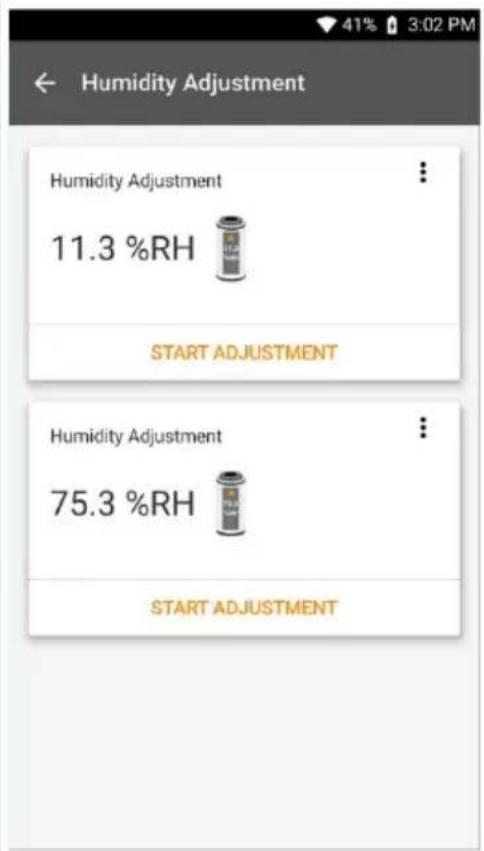 Testo 400 - Ajustage humidité - 2