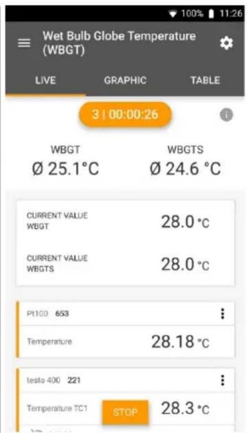 Testo 400 - Mesure de la « Wet Bulb Globe Temperature » (WBGT, température au thermomètre-globe mouillé) - 4