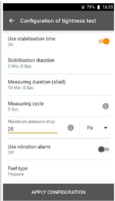 Testo 400 - Test d'étanchéité (Tightness Test) - 1