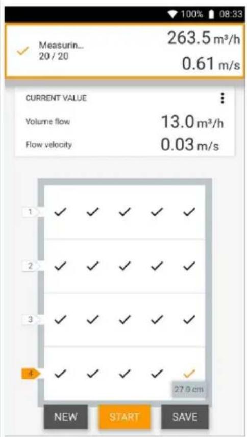 Testo 400 - Débit volumétrique - mesure en réseau selon ASHRAE 111 - 5