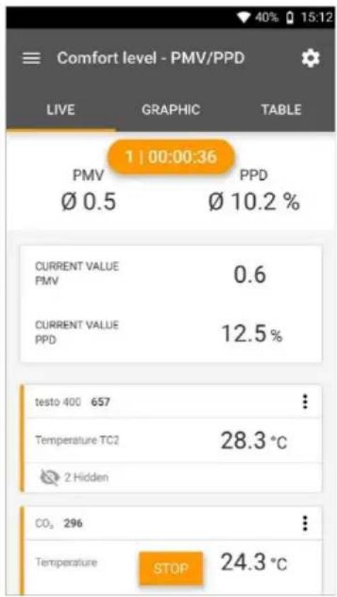 Testo 400 - Paramètres de mesure nécessaires - 4