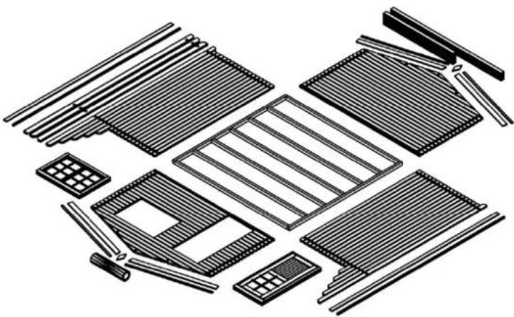 PALMAKO Ella - Preparation of components: - 1