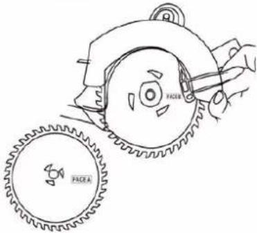 Holzmann DBS 125 - Changement de la lame de scie - 8