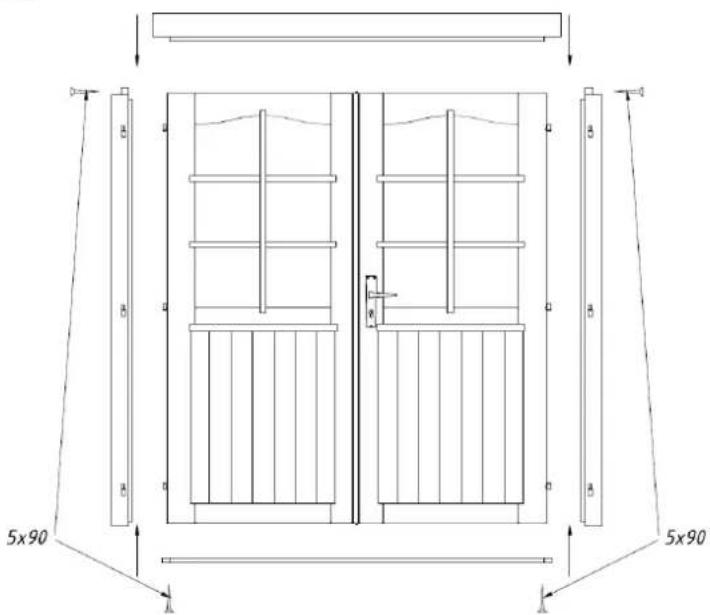 PALMAKO Britta - Instalación de la puerta: - 1