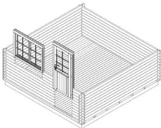 PALMAKO Emma - Doorframe installation (Only necessary for a double door!): - 2