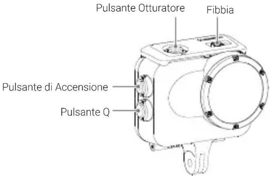 Pulsante Otturatore Fibbia Pulsante di Accensione Pulsante Q