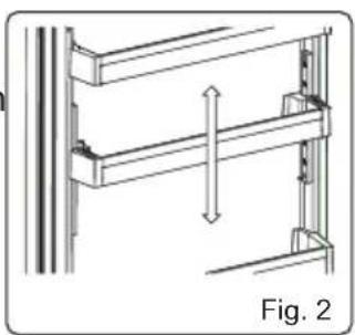 Meireles MFC 369 BL - Adjustable Door Shelf (In some models) - 2