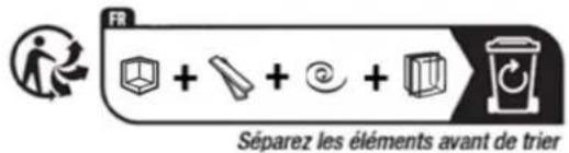 CONTINENTAL EDISON CECV50FCS - Déballage de l'appareil et mise au rebut des éléments d'emballage - 1