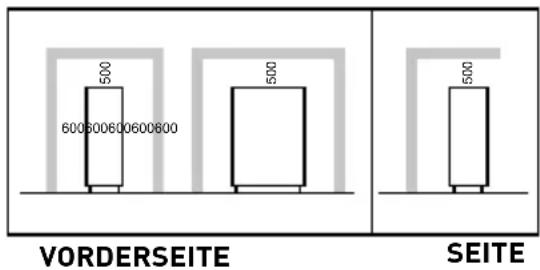 Arktic 232910 - MINDESTABSTÄNDE VON DEN WÄNDEN - 1