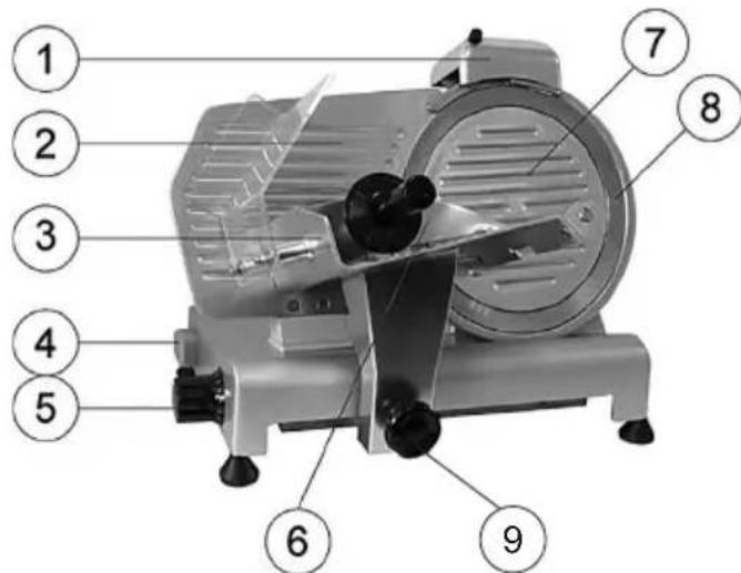 Hendi 210031 - Belangrijkste onderdelen van het apparatus - 1