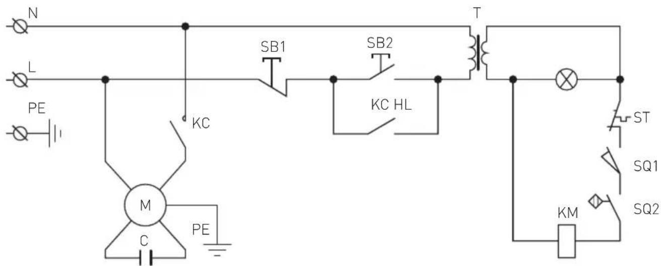 Hendi 970294 - Schema elettrico per 210000, 210017, 210031, 210048, 210086, 970294 - 1