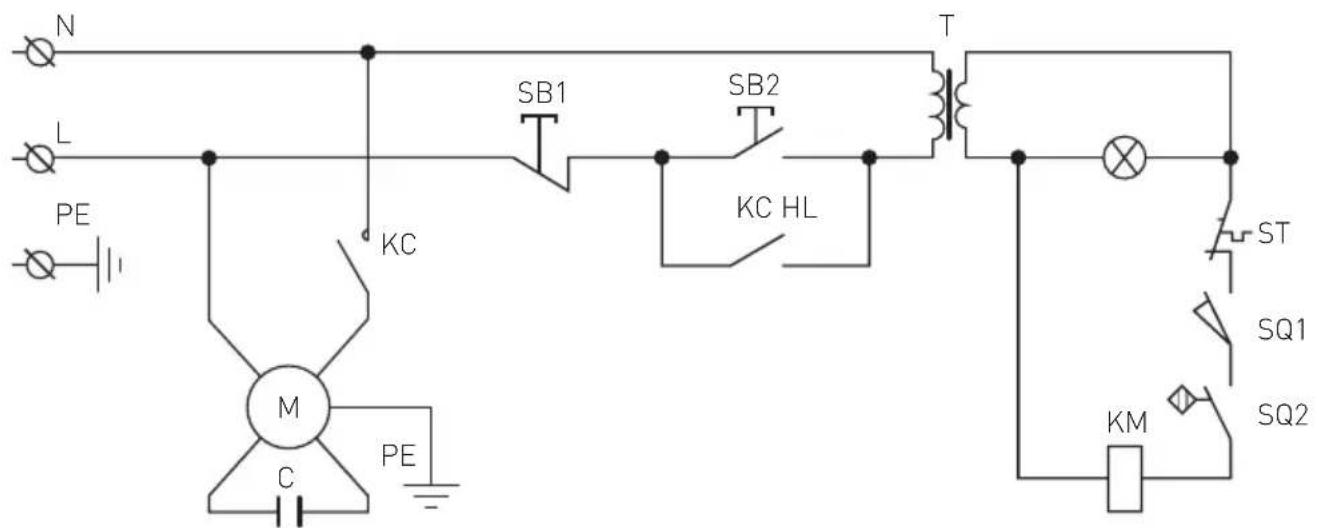 Hendi 210000 - Schema elettrico per 210000, 210017, 210031, 210048, 210086, 970294 - 1