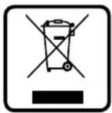 Prohibition sign with crossed-out trash bin and no text, indicating no waste or discharge