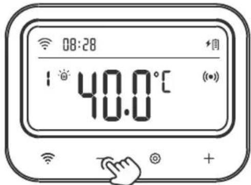 08:28 1° 40.0°C (°)