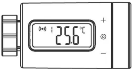 (•) | 25.6 °C + - -