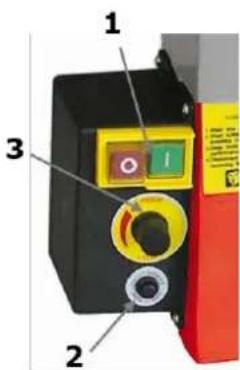 Holzmann D 300F - Speed adjustment - 1