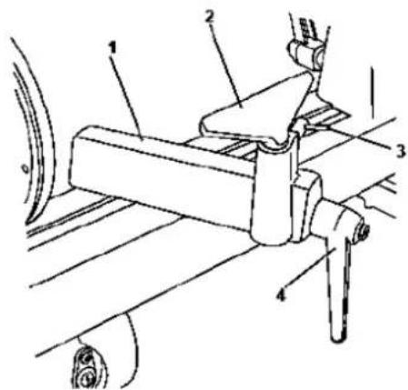 Holzmann D 300F - Nastavení podpěry nástroje - 1