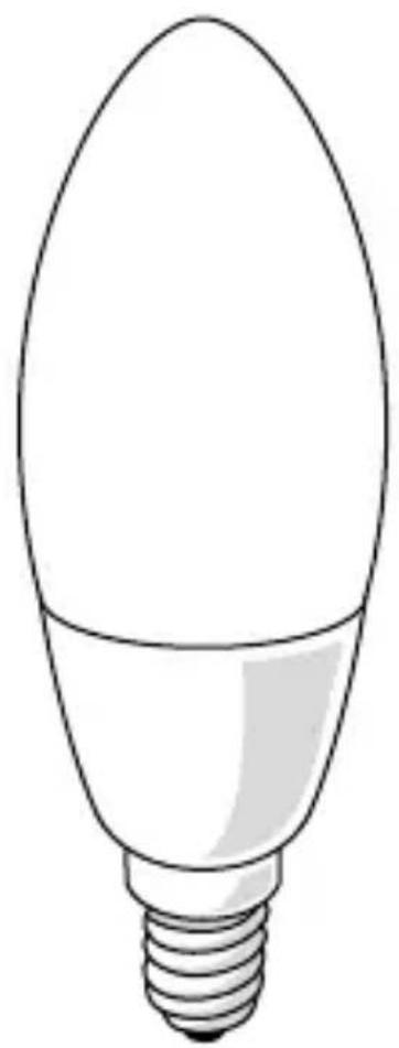 NEDIS WIFILRC10E14 - to cool white - 1