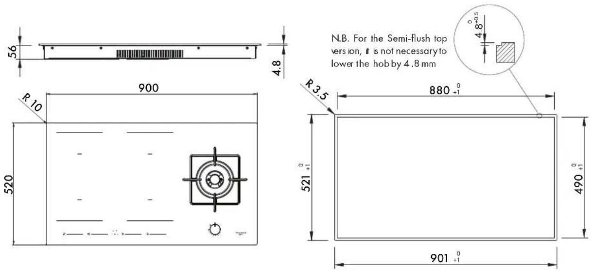 Fulgor Milano FCHH 905 ID TS G DWK - N.B.: - 2