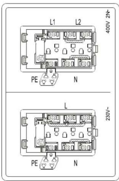 Fulgor Milano FCHH 905 ID TS G DWK - Stromanschluss (Abb. 8) - 9