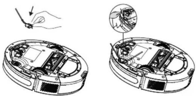 BEKO VRR 60314 VW - Cleaning and installation of the side brush - 1