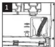 BEKO DF8412TA0A - Raccord du tuyau de vidange de l'eau - 1